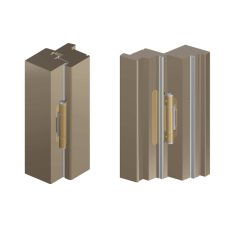 Регулируемая петля для тяжелых дверей R4 AGB, бронза