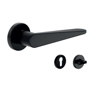 Дверная ручка Dnd Iki с накладкой под WC Черний 3 943.06 грн.