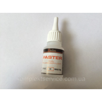 Супер клей секундный Faster Medos 59.27 грн.