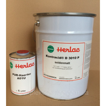 Полиуретан-акриловый паркетный лак Kontracid D 3010P (10л+1л) 6 144.13 грн.