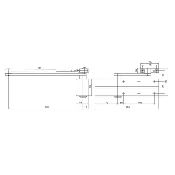 Дверной доводчик Assa Abloy DC140 - от 2 188.20 грн.