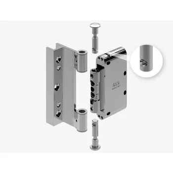 Регульована петля для важких дверей R4 AGB, коричневий — від 1 782.34 грн.