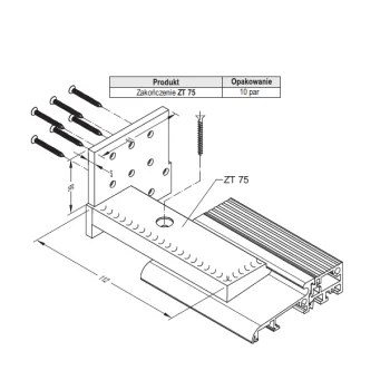 Дверний поріг Aluron ATD 75, 76, 100. — від 919.04 грн.