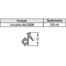 Уплотнитель профиля на раму ALURON  AWZ 14/22