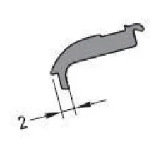 Клипса профиля на створку ALURON  APZ 20