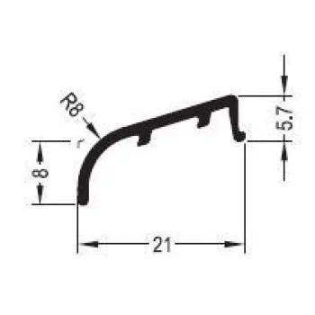Клипса профиля на створку ALURON APZ 20 - от 9.38 грн.