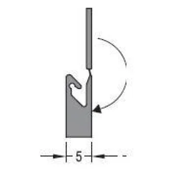 Клипса профиля на створку ALURON APZ 21/40 - от 17.71 грн.
