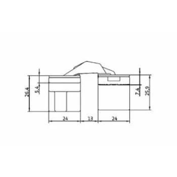 Прихована петля Anselmi AN160 3D (60 кг), хром матовий — від 984.69 грн.