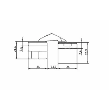 Прихована петля Anselmi AN170 3D (60 кг), 014 хром матовий — від 911.75 грн.