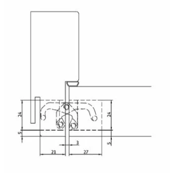 Прихована петля Anselmi AN170 3D (60 кг), 018 чорний — від 911.75 грн.