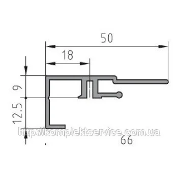 Защита рамы BUG-Alutechnik (Rahmenprofil 600 125) — від 357.93 грн.