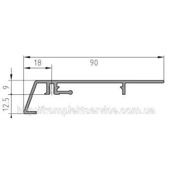 Защита рамы BUG-Alutechnik (Rahmenprofil unten 600 131) - от 495.47 грн.