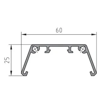 Защита импоста BUG-Alutechnik (Sprossenprofil 600 135) - от 368.35 грн.