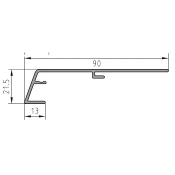 Защита рамы BUG-Alutechnik (Rahmenprofil unten 600 149) - от 465.25 грн.