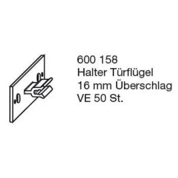 Держатель дверной BUG-Alutechnik (Halter Turflugel 600 158 ) - от 16.67 грн.