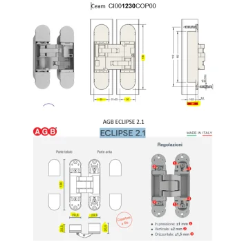Аналог Прихованої петлі Ceam 1230S — від 1 068.05 грн.