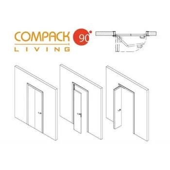 Раздвижная система Compack Living 90° - от 13 285.50 грн.