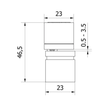 Скрытая петля Cemom Estetic-40/A на 40 кг - от 625.20 грн.