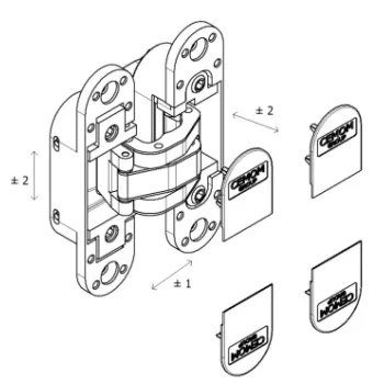 Скрытая петля Cemom Estetic-80A на 80 кг, никель - от 1 198.30 грн.