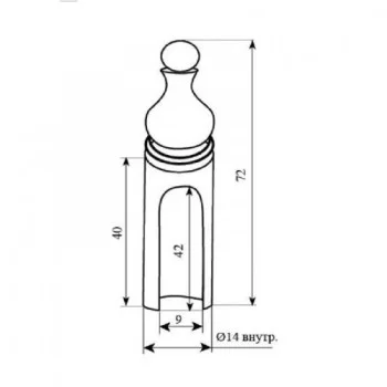 Ковпачки на петлі D/14 мм — від 65.13 грн.
