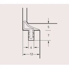 Уплотнитель для дверей deventer M 485 Белый