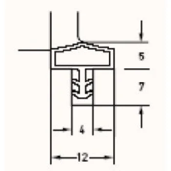 Уплотнитель для дверей deventer M680 - от 40.12 грн.