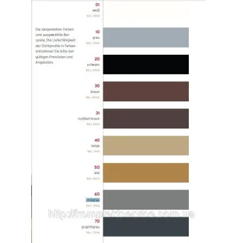 Уплотнитель для окон deventer SV418 - от 47.93 грн.