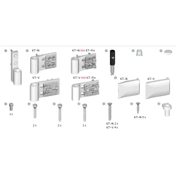 Дверная петля Dr. Hahn KTV 6R (наплав 18-23 мм) - от 1 108.69 грн.