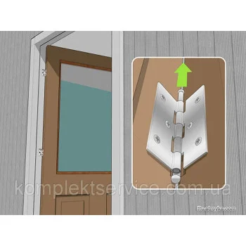 Дверная петля Fuxia 100*2,5 мм Универсальная - от 75.55 грн.