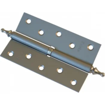 Дверна петля Fuxia 125*2,5 мм розбірна фігурною верхівкою — від 87.53 грн.