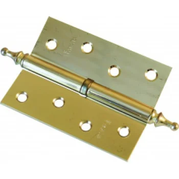 Дверна петля Fuxia 125*2,5 мм розбірна фігурною верхівкою — від 87.53 грн.