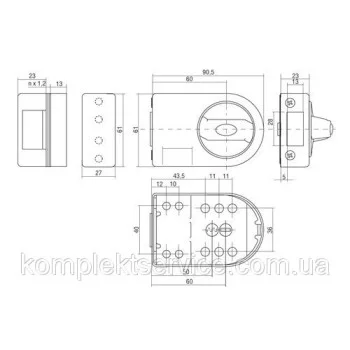 Замок Gerda ZN 200 — від 1 250.40 грн.