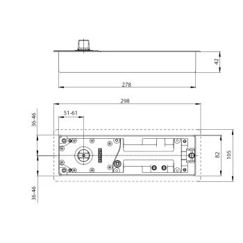 Напольный доводчик двери Geze TS500 NV EN 1-4 - от 8 711.64 грн.