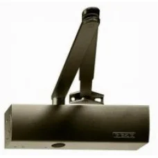 Дверной доводчик Geze TS 2000 NV F  (с фиксацией), коричневый