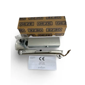 Дверний доводчик Geze TS 1500 з фіксацією, срібний — від 2 804.54 грн.