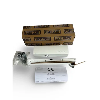 Дверной доводчик Geze TS 1500 с фиксацией, белый - от 2 804.54 грн.