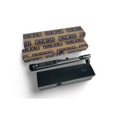 Дверной доводчик Geze TS 2000 NV F  (с фиксацией), антрацит