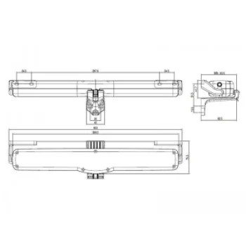 Привод цепной Giesse VARIA SLIM RADIO 230В, черный - от 12 504.00 грн.