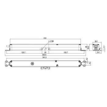 Привод цепной Giesse скрытый VARIA SLIM SMALL 24В, серебро - от 17 694.98 грн.
