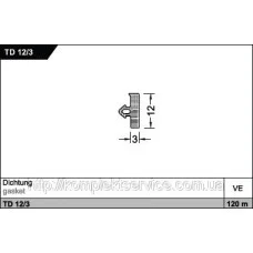 Уплотнитель TD 12/3 для порогов Weser от Gutmann AG