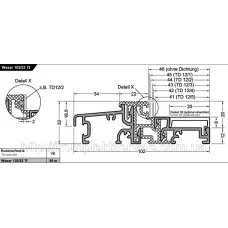 Дверной порог Weser 102/32 TI от Gutmann AG, EV1