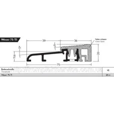 Дверной порог Weser 75 TI от Gutmann AG, EV1