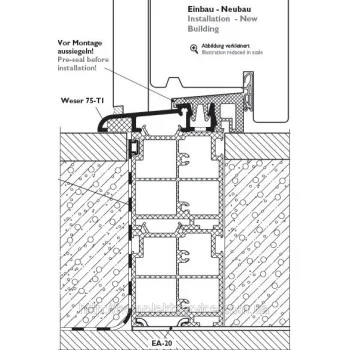 Дверний поріг Weser 75 TI від Gutmann AG, EV1 — від 1 042.00 грн.