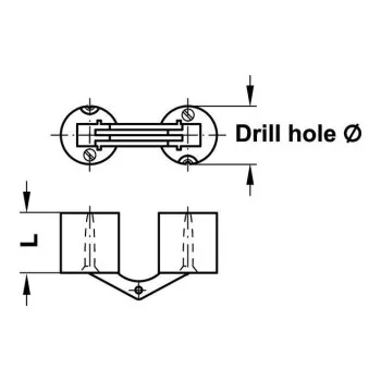 Прихована меблева петля Zysa 12 мм для товщини 17-22 мм. — від 174.54 грн.