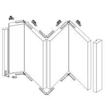 Раздвижные системы для складных перегородок