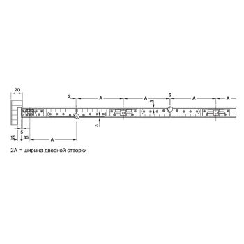 Раздвижные системы для складных перегородок - от 5 105.80 грн.