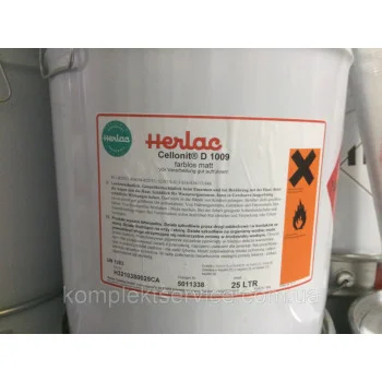 Нитролак Herlac Cellonit 1009 (30 глосс) (уп. 25 л) - от 249.56 грн.
