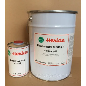 Полиуретан-акриловый паркетный лак Kontracid D 3010P (10л+1л) - от 6 372.87 грн.