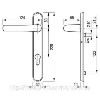 Дверная ручка HOPPE Tokyo - от 1 047.21 грн.