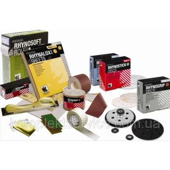 Наждачная бумага Indasa Rhynalox Plus Line 115мм*50м на латексной бумаге - от 1 510.90 грн.